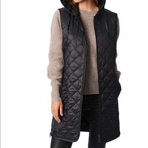 Bernardo Long Quilted Vest
